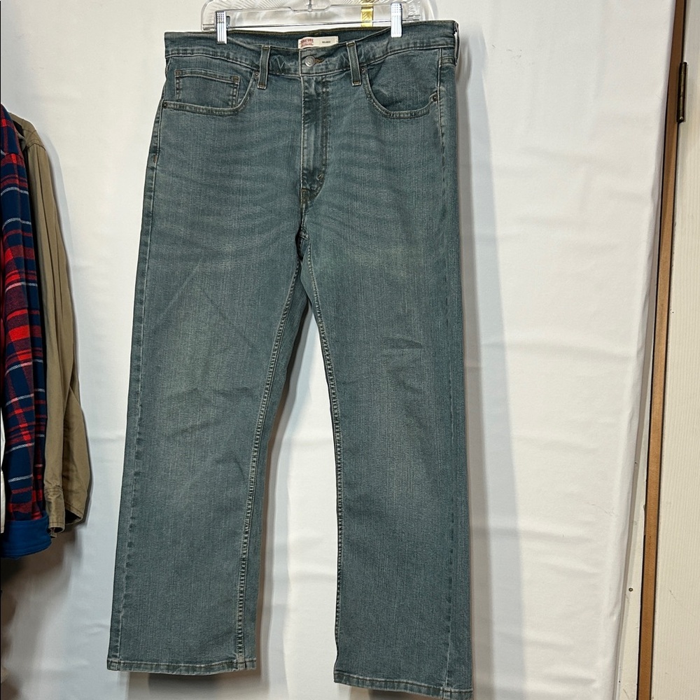Signature by Levi Strauss Men's Straight Jeans in Light Blue
